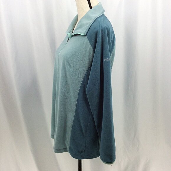 Columbia 1/4 Zip Fleece Pullover Sweatshirt Womens Size XL Lightweight Outdoor - Picture 4 of 10